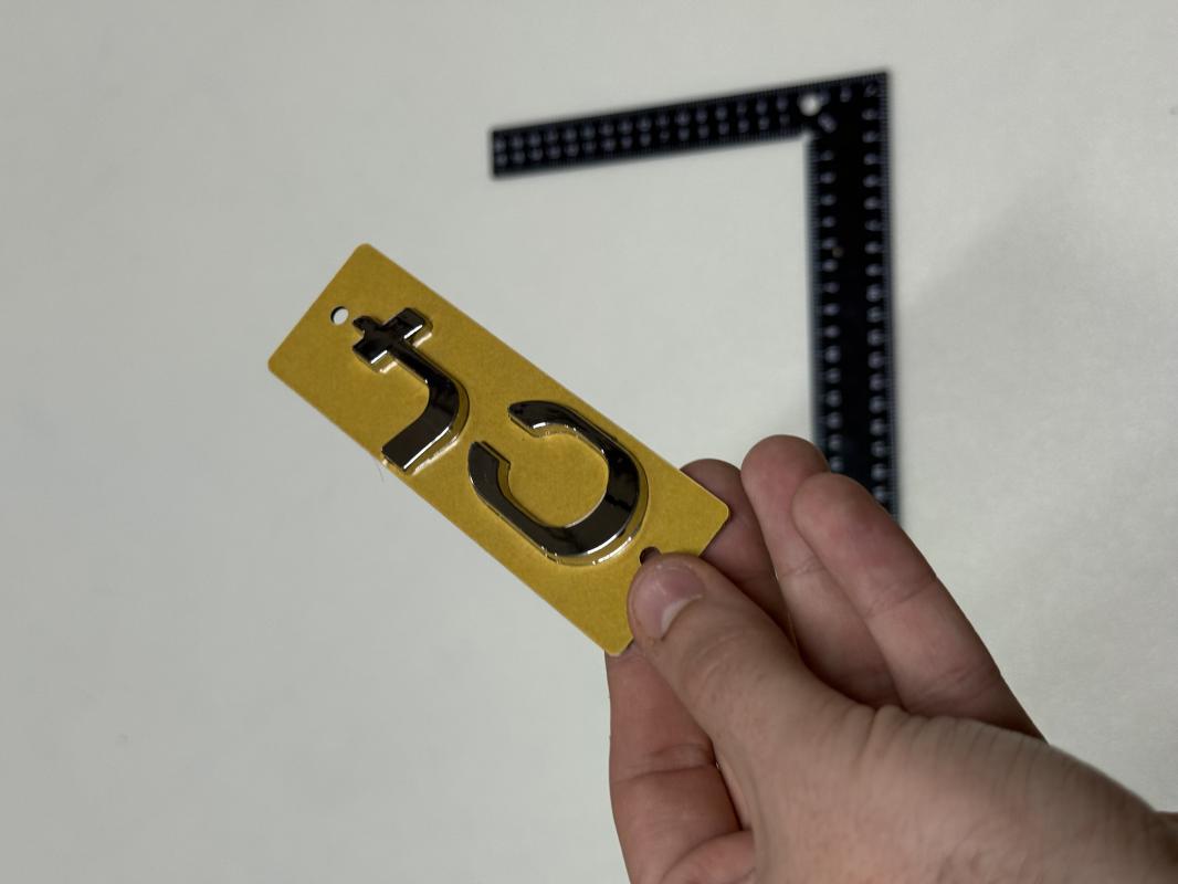 c4 İnce Model Krom Bagaj Yazısı 3M 3D ABS Logo Arma