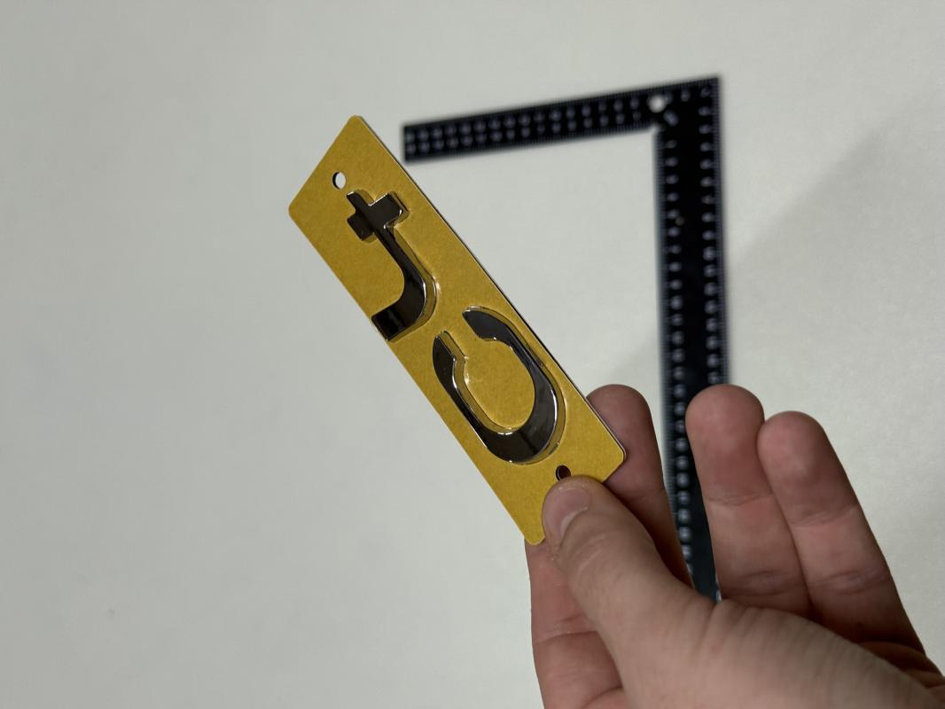 c4 İnce Model Krom Bagaj Yazısı 3M 3D ABS Logo Arma