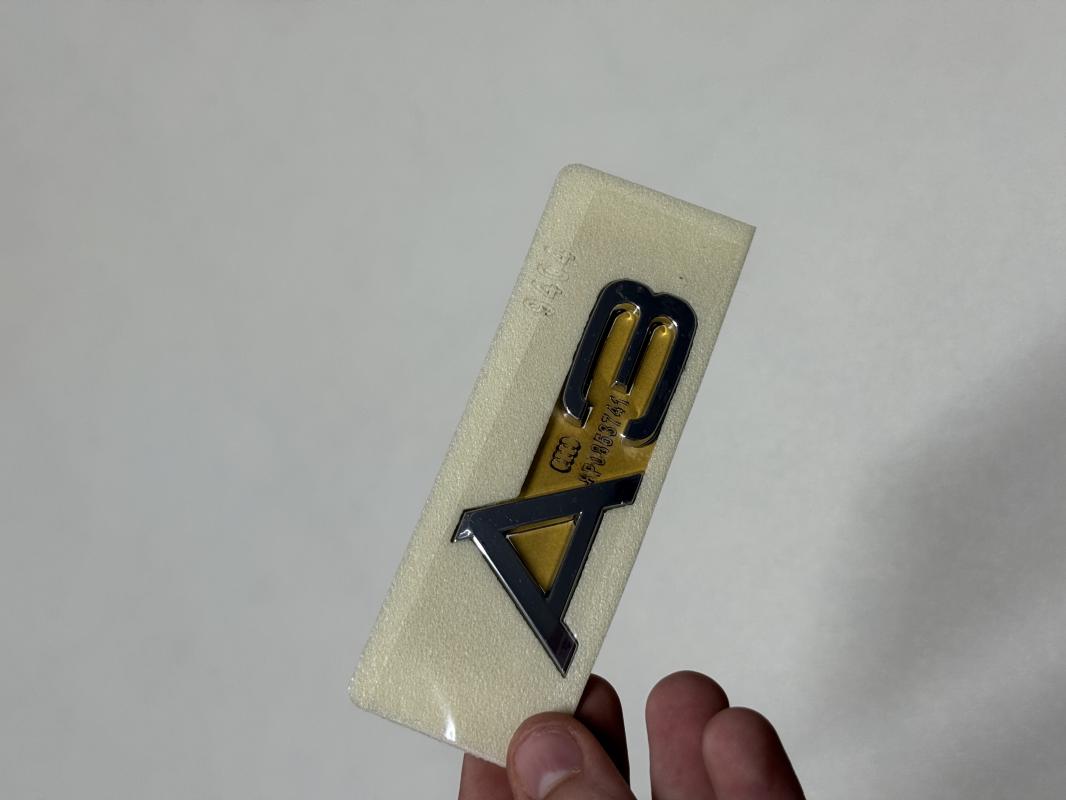 A3 Krom Bagaj Yazısı Logo Arma 3M 3D ABS