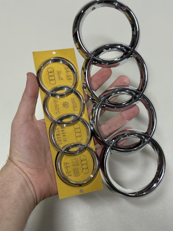 Audi Krom Panjur ve Bagaj Arması (275mm-175mm)