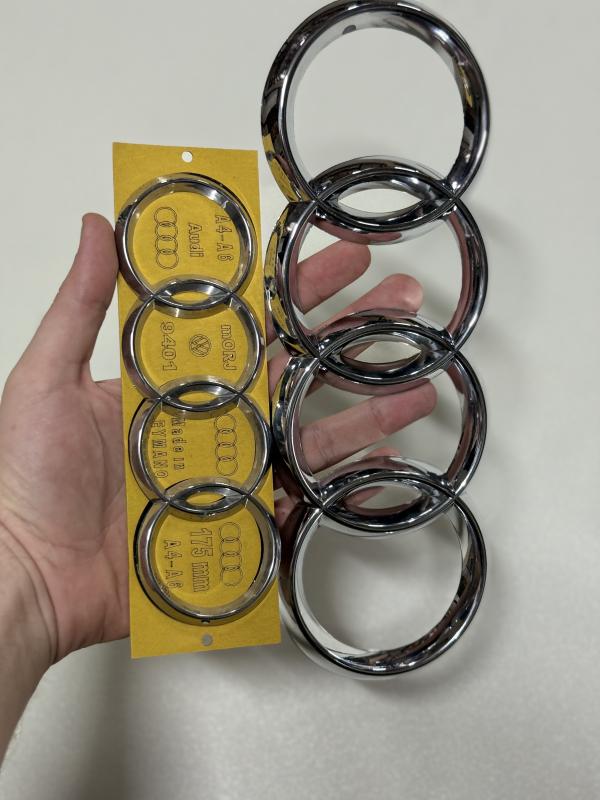 Audi Krom Panjur ve Bagaj Arması (275mm-175mm)