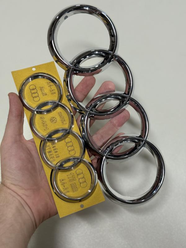 Audi Krom Panjur ve Bagaj Arması (275mm-175mm)