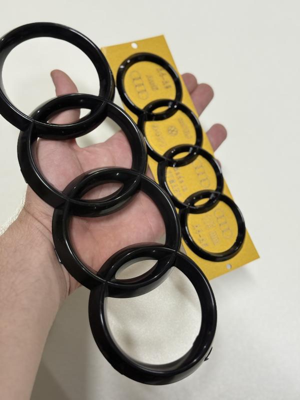 Audi Piano Black Panjur ve Bagaj Arması (275mm-175mm)