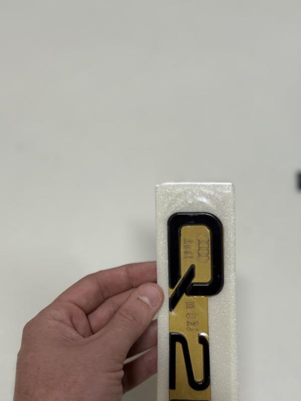Q2 Piano Black Bagaj Yazısı 3M 3D ABS Arma Logo