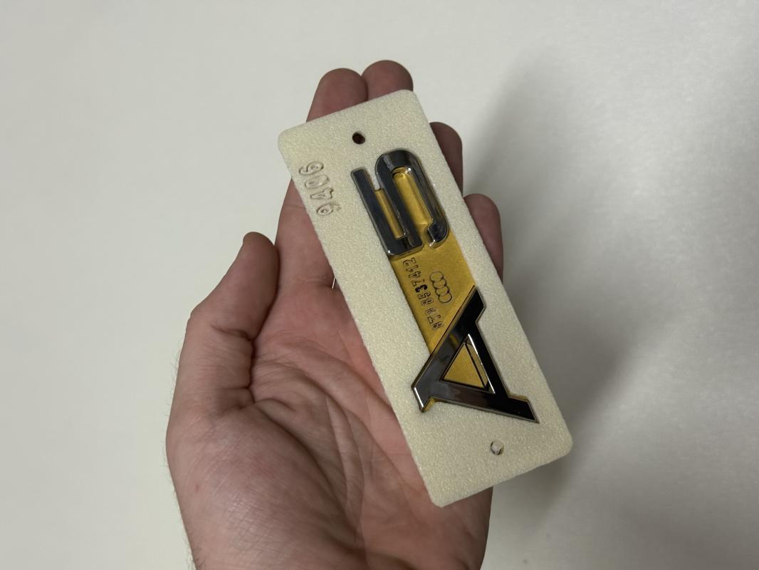 A5 Krom Bagaj Yazısı Logosu Arması 3M 3D ABS