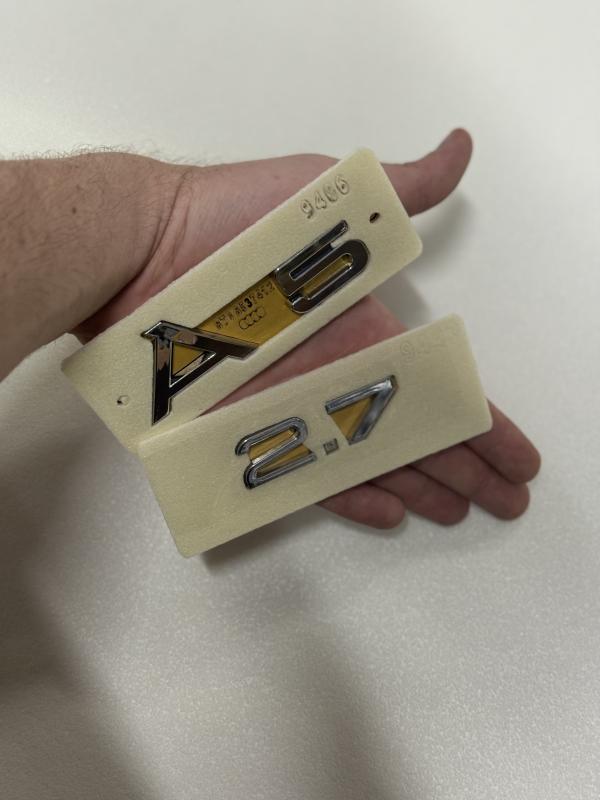 A5 ve 2.7 Krom Bagaj Yazısı Seti 2’li Paket Logosu Arması 3M 3D ABS