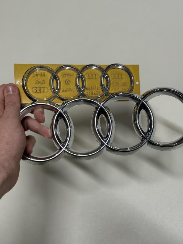 Audi Krom Bagaj ve Panjur Arması Seti 3M 3D ABS