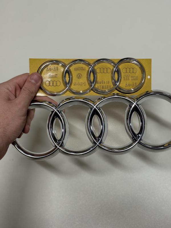 Audi Krom Bagaj ve Panjur Arması Seti 3M 3D ABS