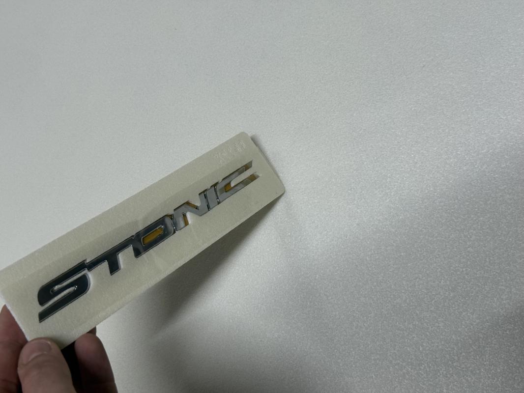 Stonic Krom Bagaj Yazısı Logosu Arması 3M 3D ABS