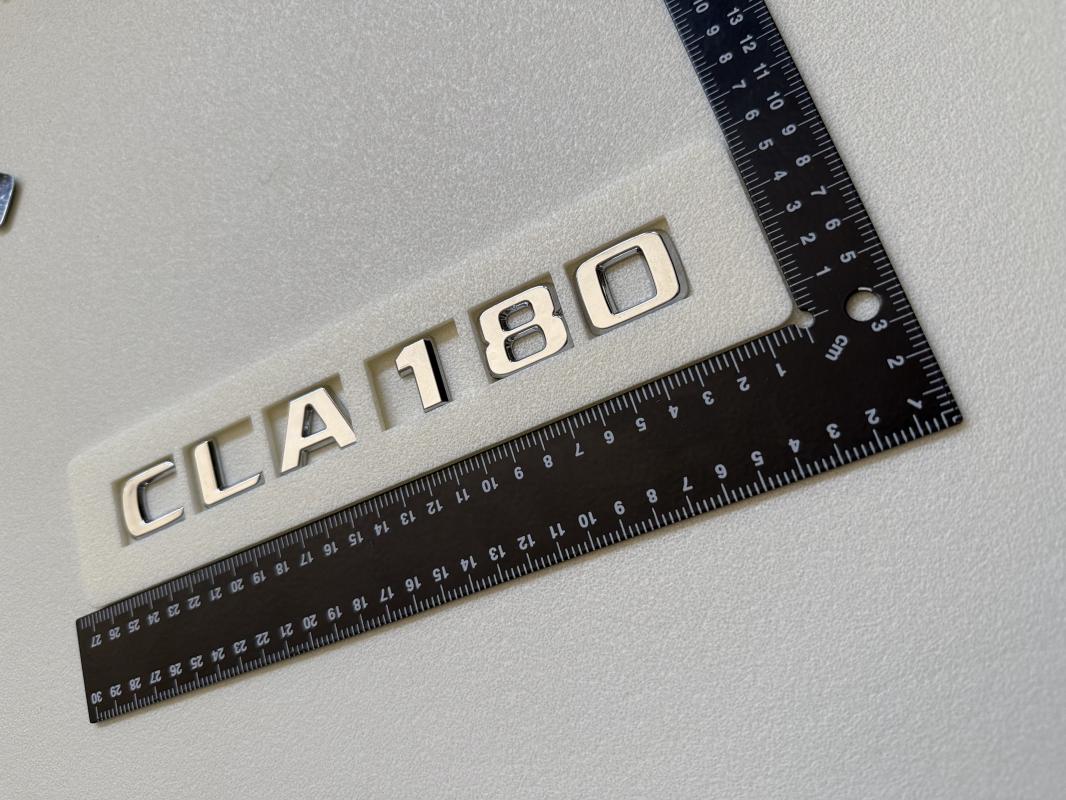 CLA 180 Krom Bagaj Yazısı 3M 3D ABS Logo Arma