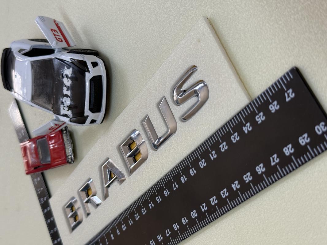 Brabus Krom Bagaj Yazısı 3M 3D ABS