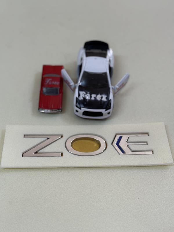 ZOE Krom Bagaj Yazısı 3M 3D ABS