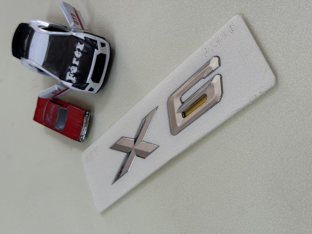 X6 Krom Bagaj Yazısı 3M 3D ABS