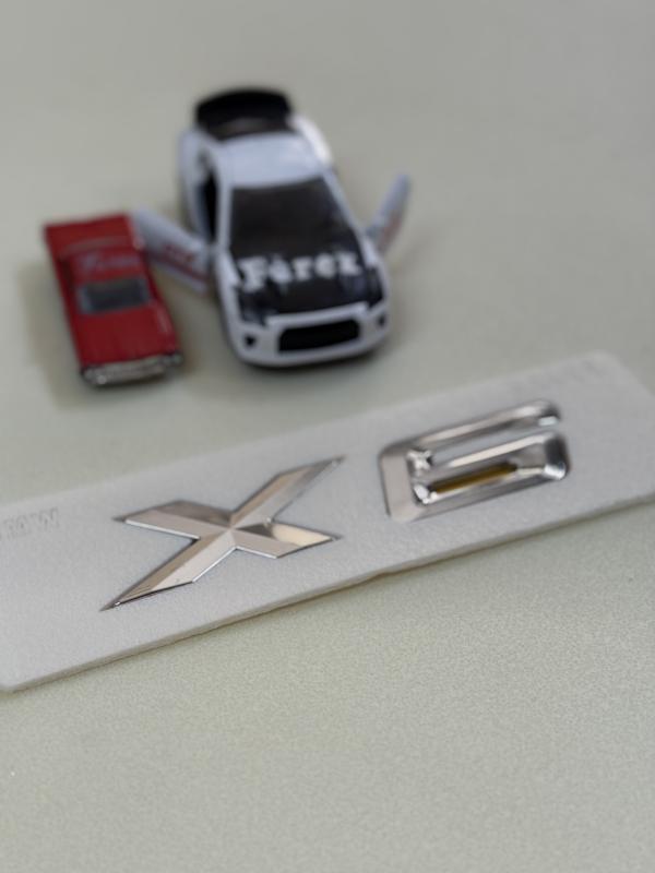 X6 Krom Bagaj Yazısı 3M 3D ABS