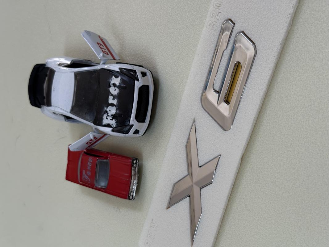 X6 Krom Bagaj Yazısı 3M 3D ABS