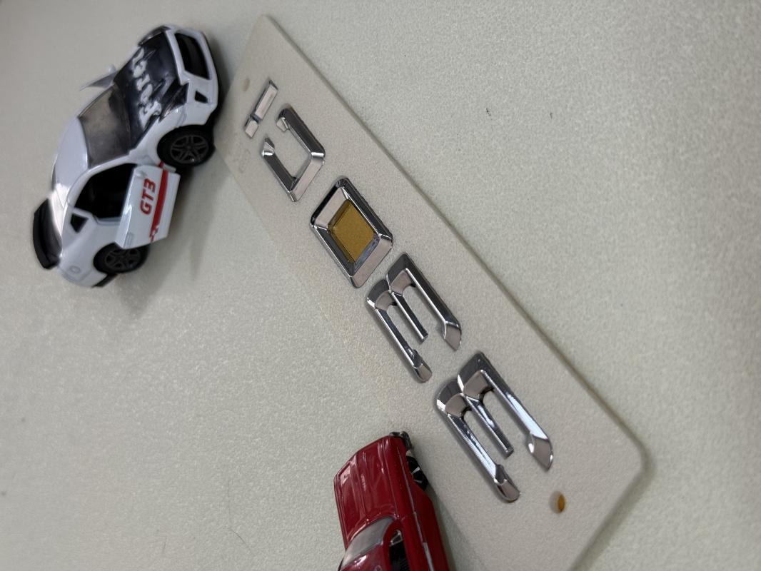 330Ci Krom Bagaj Yazısı 3M 3D ABS