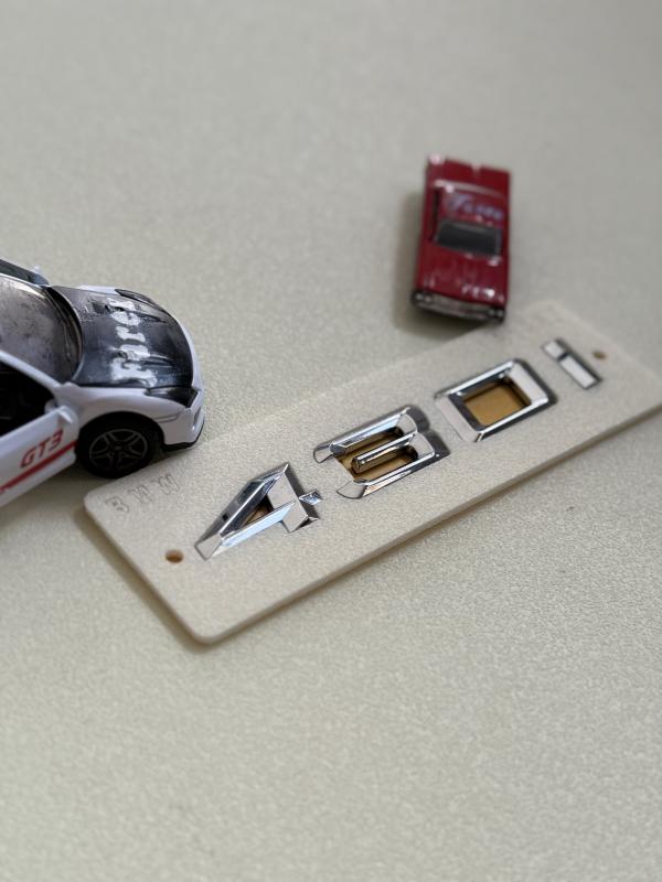 430i Krom Bagaj Yazısı 3M 3D ABS