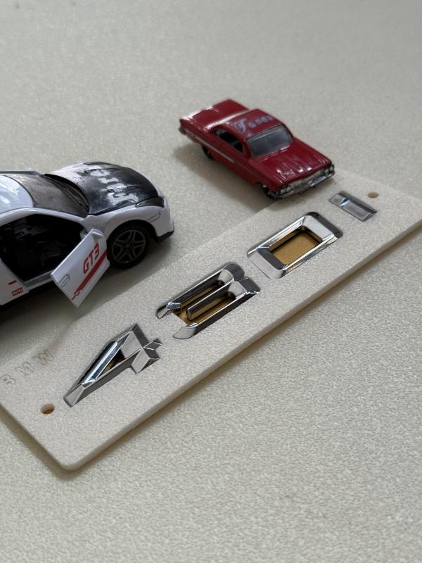 430i Krom Bagaj Yazısı 3M 3D ABS