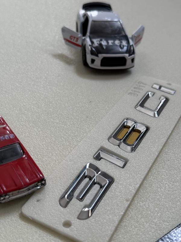 318Ci Krom Bagaj Yazısı 3M 3D ABS