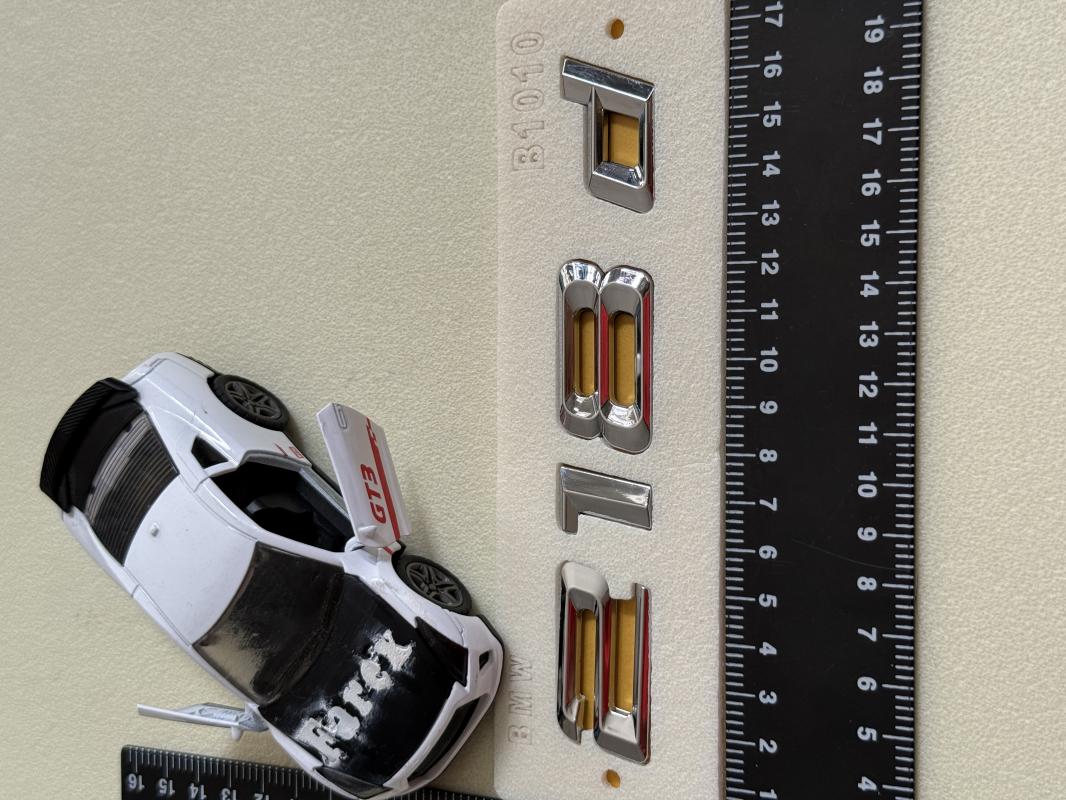 218d Krom Bagaj Yazısı 3M 3D ABS