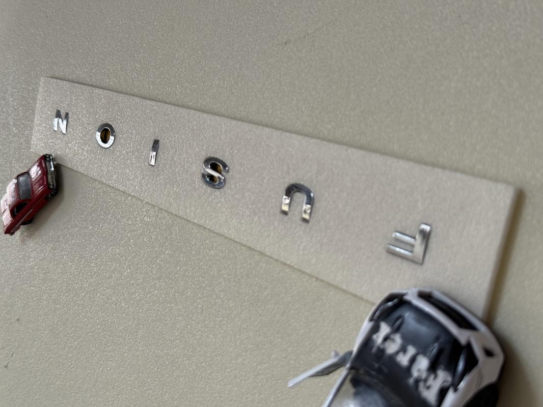 Fusion Yeni Nesil Boşluklu Krom Bagaj Yazısı 3M 3D ABS