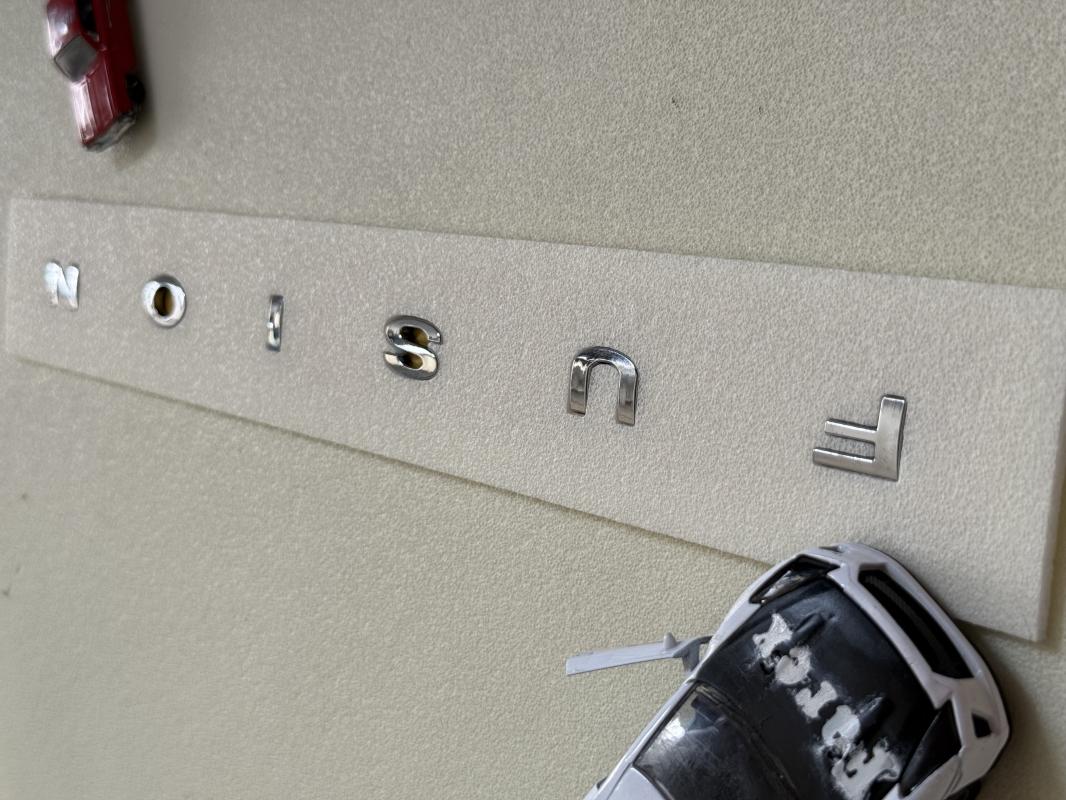 Fusion Yeni Nesil Boşluklu Krom Bagaj Yazısı 3M 3D ABS