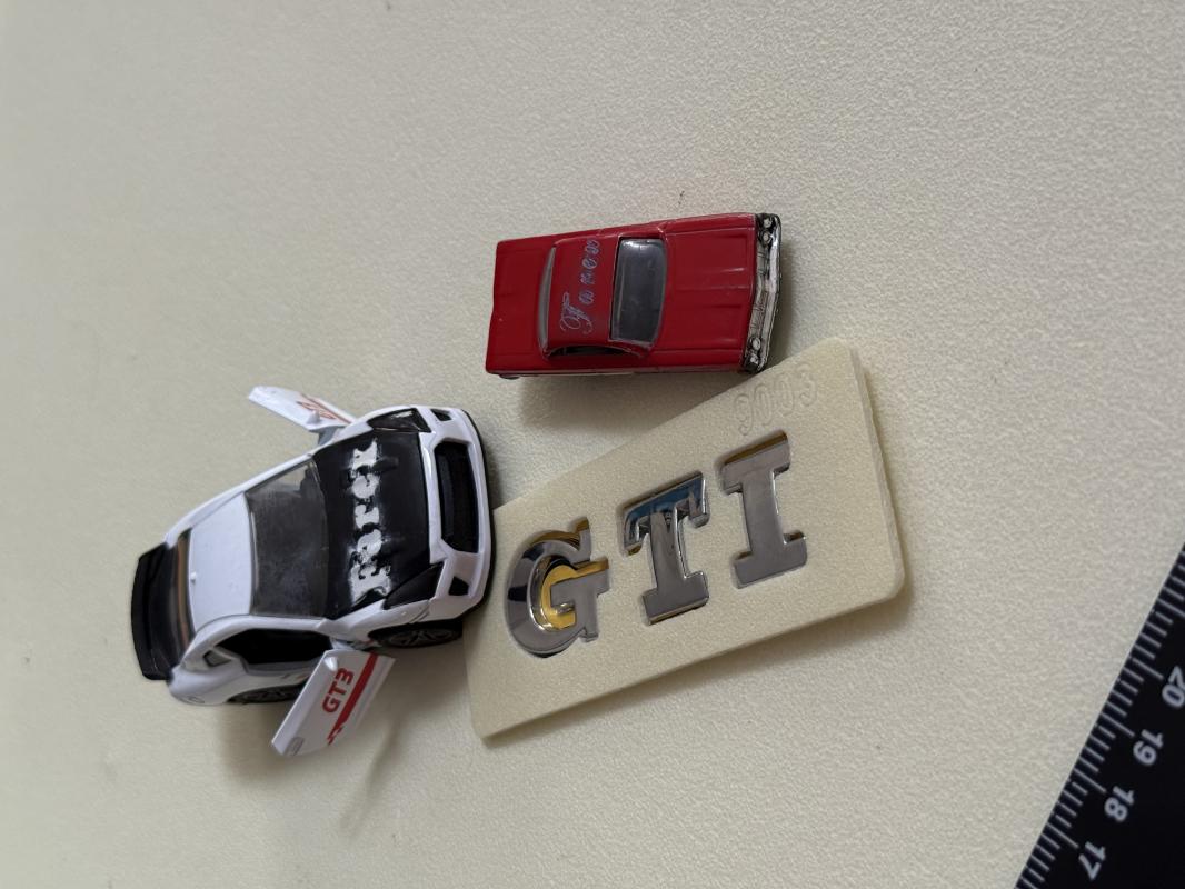 GTI Krom Bagaj Yazısı 3M 3D ABS