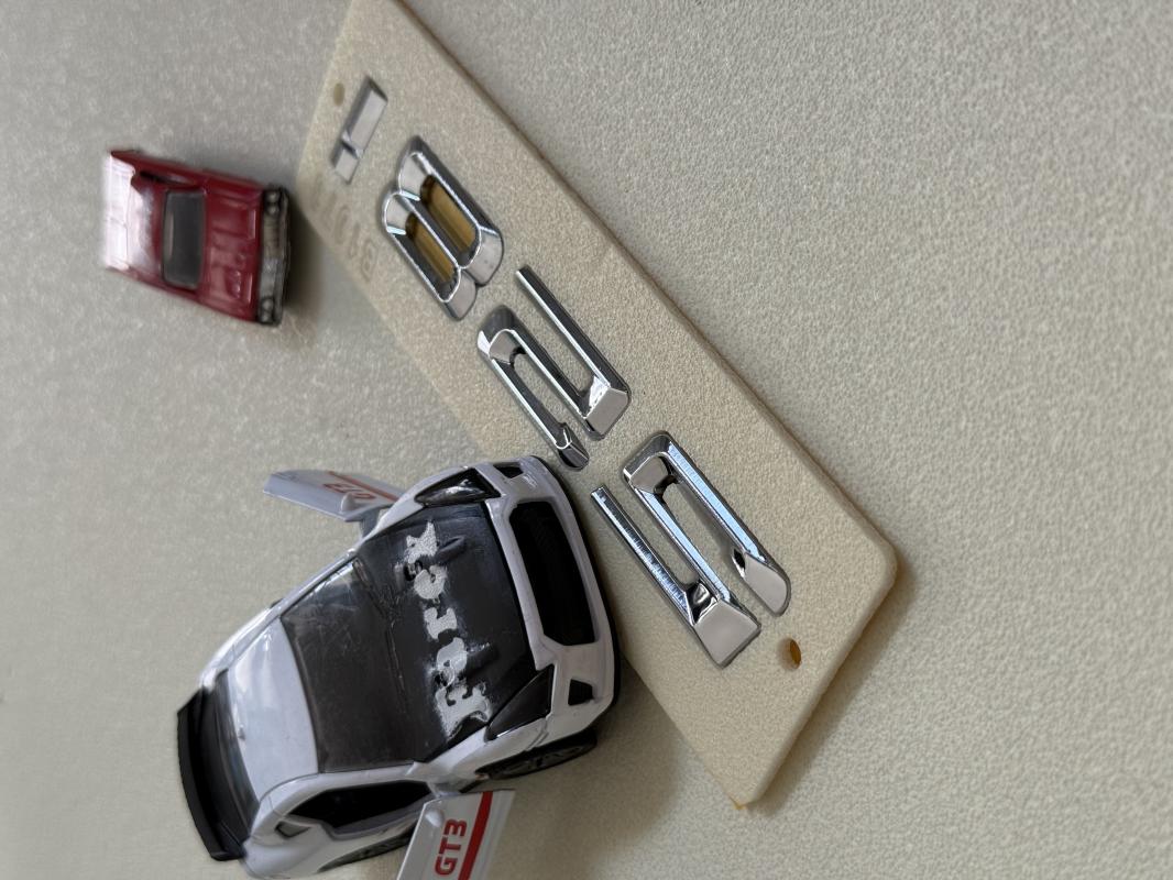 528i Krom Bagaj Yazısı 3M 3D ABS