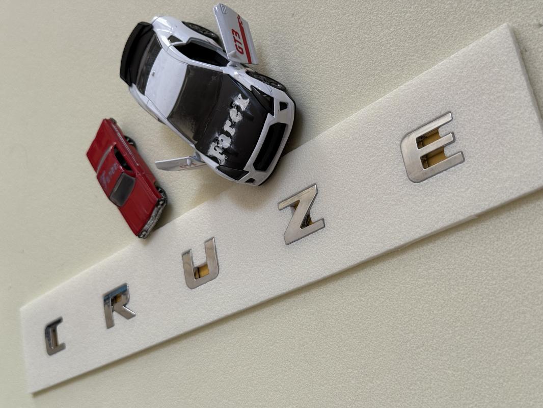 Cruze Boşluklu Bagaj Yazısı 3M 3D ABS