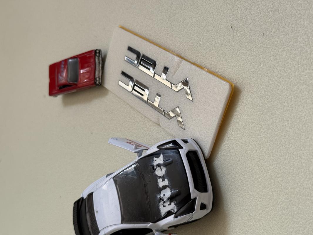 Vtec Krom Çamurluk Arması Seti 2’li 3M 3D ABS