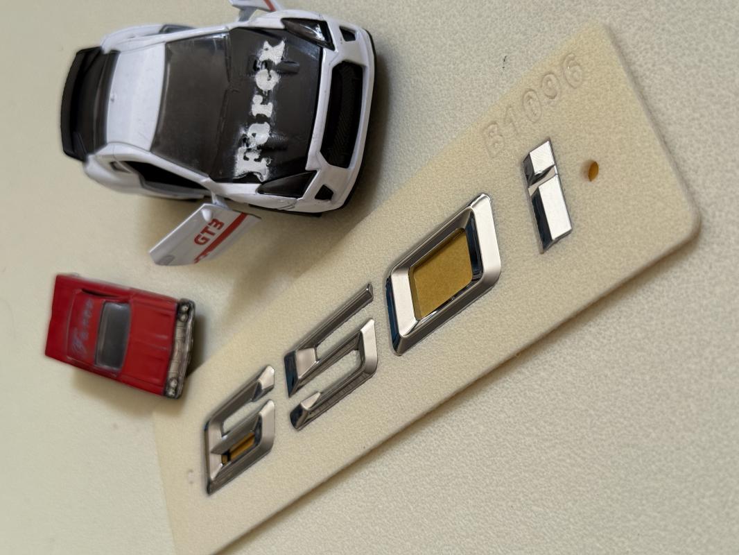 650i Krom Bagaj Yazısı 3M 3D ABS