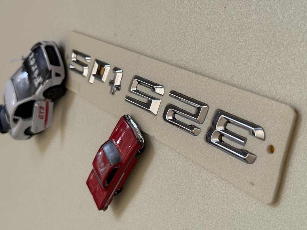 325 tds Krom Bagaj Yazısı 3M 3D ABS