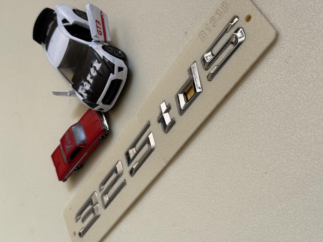 325 tds Krom Bagaj Yazısı 3M 3D ABS