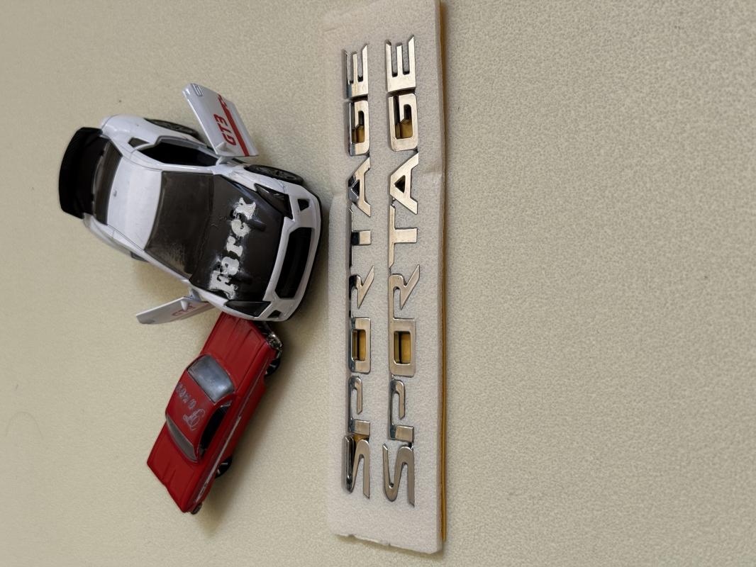Sportage Krom Çamurluk Yazısı Seti 2’li 3M 3D ABS