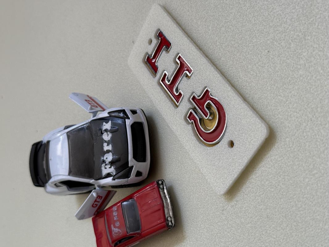GTI Kırmızı Bagaj Yazısı 3M 3D ABS