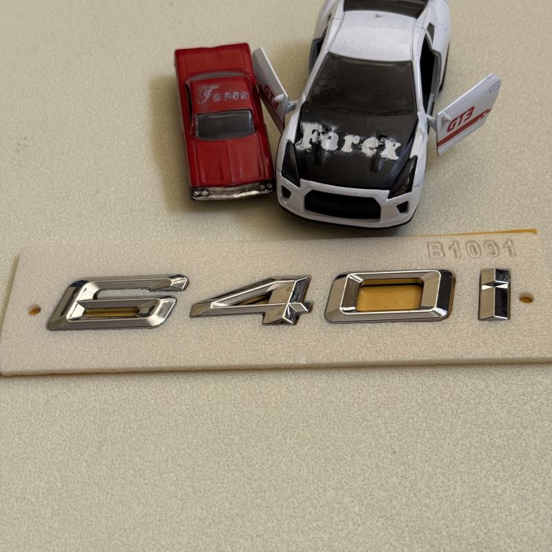 640i Krom Bagaj Yazısı 3M 3D ABS