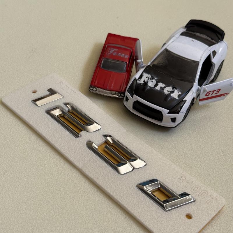 123d Krom Bagaj Yazısı 3M 3D ABS