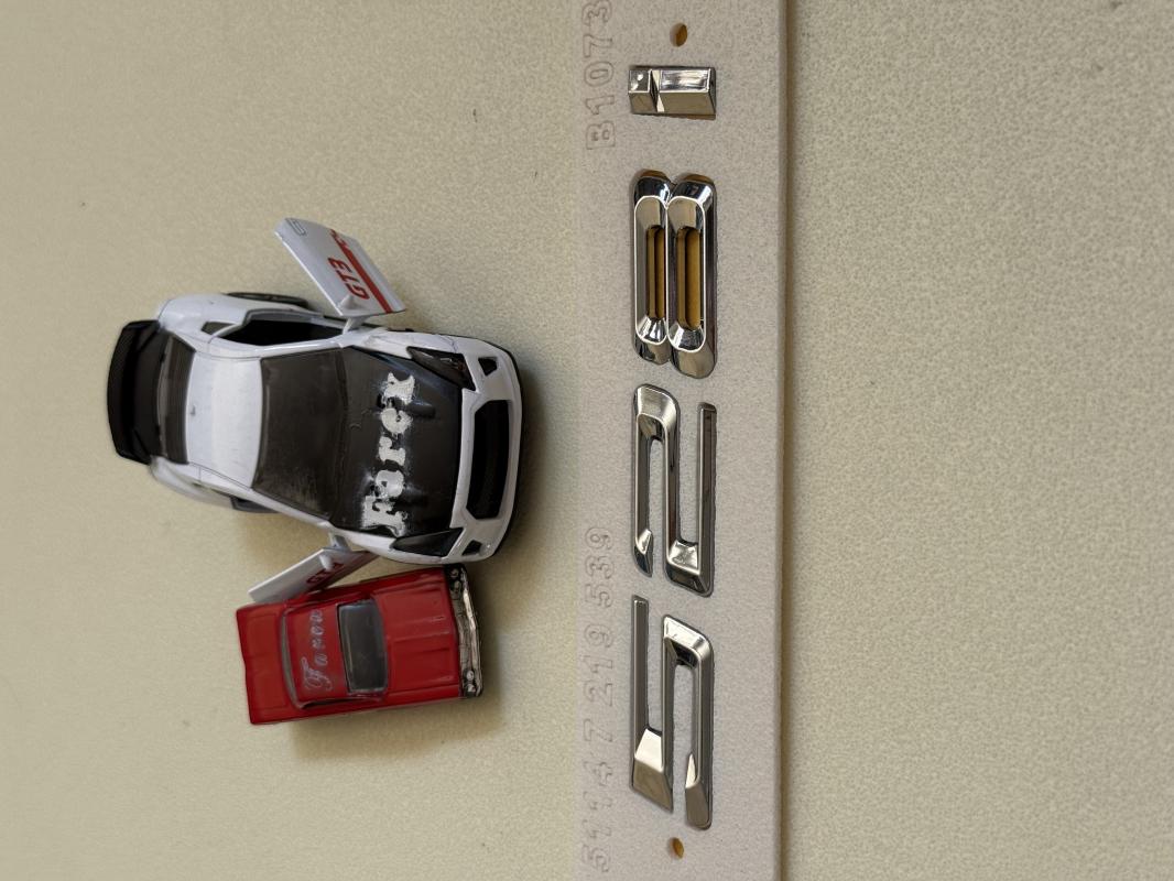 528i Krom Bagaj Yazısı 3M 3D ABS