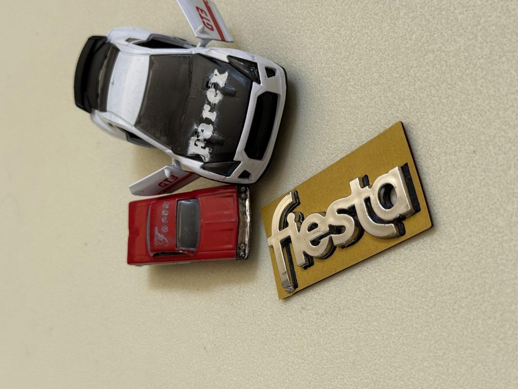 Fiesta BE91 MK4 Krom Bagaj Yazısı 3M 3D ABS