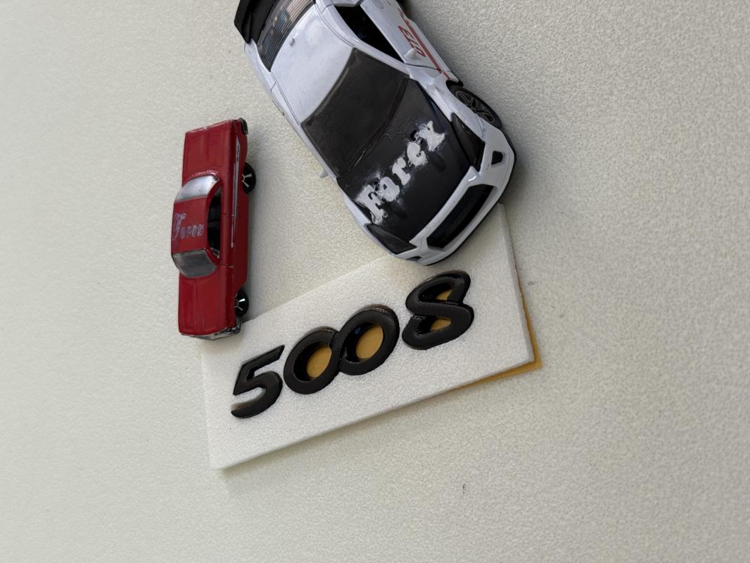 5008 Piano Black Ön Kaput ve Bagaj Yazısı 3M 3D ABS (1 Adet)