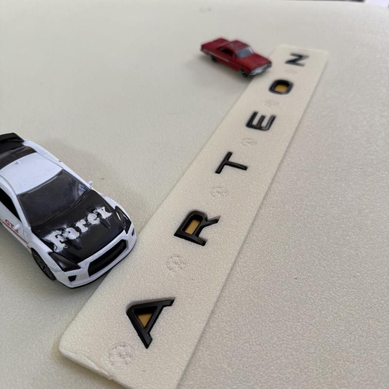 Arteon Piano Black Yeni Nesil Bagaj Yazısı 3M 3D ABS