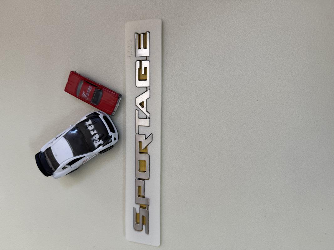 Sportage Krom Bagaj Yazısı 3M 3D ABS