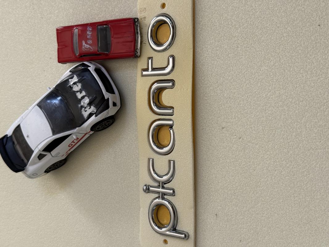 Picanto Krom Bagaj Yazısı 3M 3D ABS