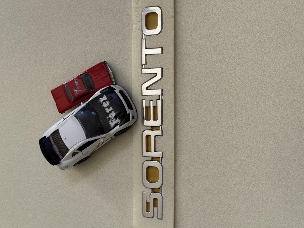 Sorento Krom Bagaj Yazısı 3M 3D ABS