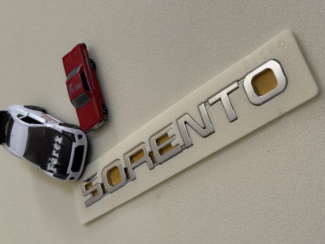 Sorento Krom Bagaj Yazısı 3M 3D ABS