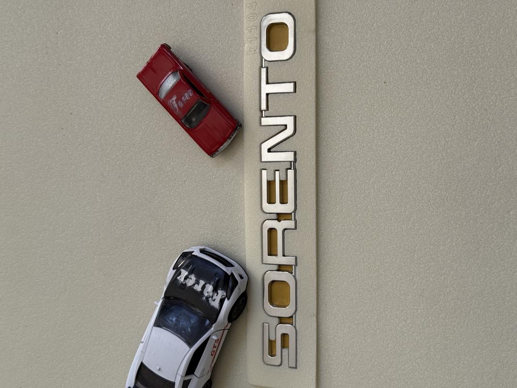 Sorento Krom Bagaj Yazısı 3M 3D ABS