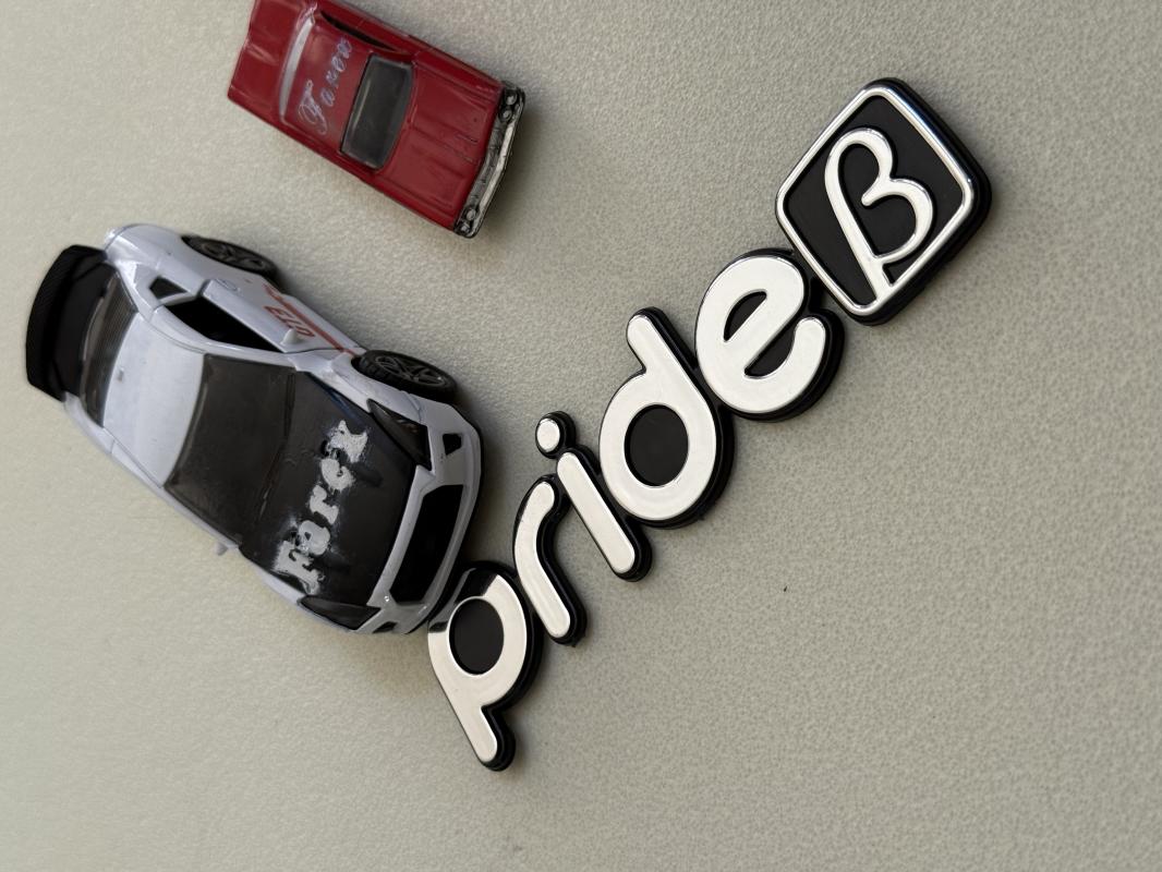 Pride B Krom Bagaj Yazısı 3M 3D ABS