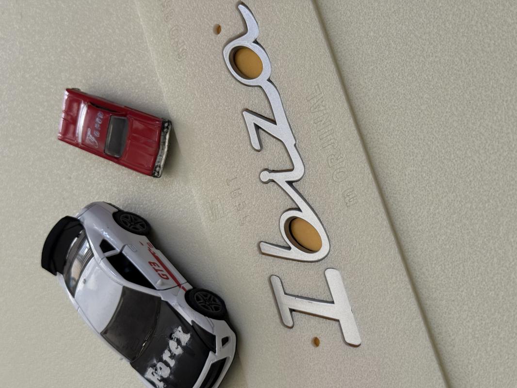 Ibiza İmza Model Gri Bagaj Yazısı 3M 3D ABS