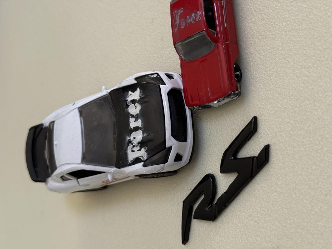 RS ( Renault ) Uyumlu Piano Black Bagaj Yazısı 3M 3D AB