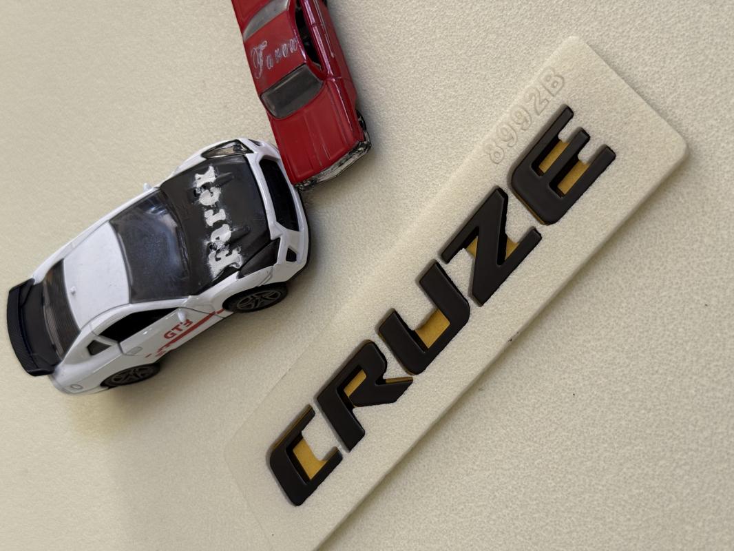 Cruze Piano Black Bagaj Yazısı 3M 3D ABS